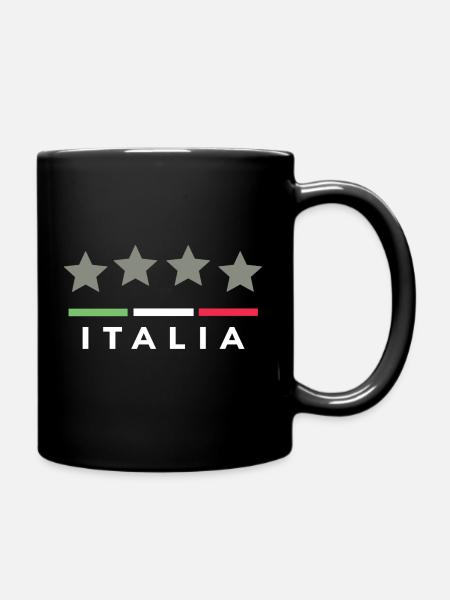 Italia - Mug uni - noir