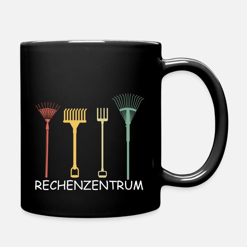 Rechenzentrum Lustiges Rechner Computer EDV Server - Tasse einfarbig - Schwarz