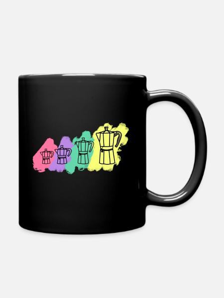 Colour Coffee - Mug uni - noir