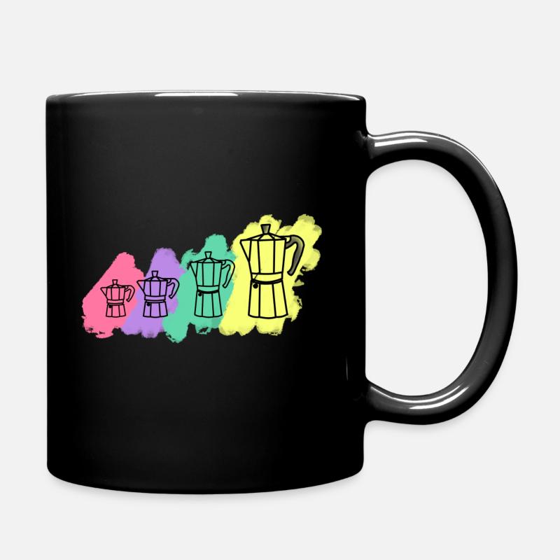 Colour Coffee - Tasse einfarbig - Schwarz