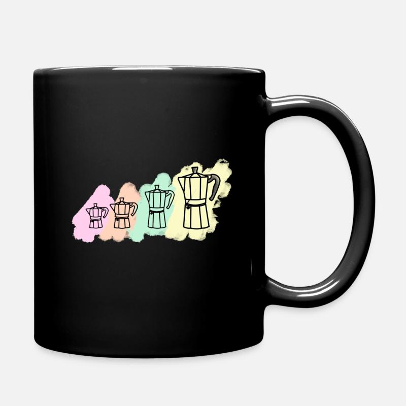 Espresso x 4 - Tasse einfarbig - Schwarz