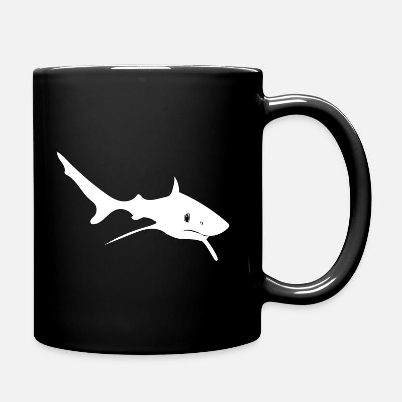 Requins - Mug uni - noir