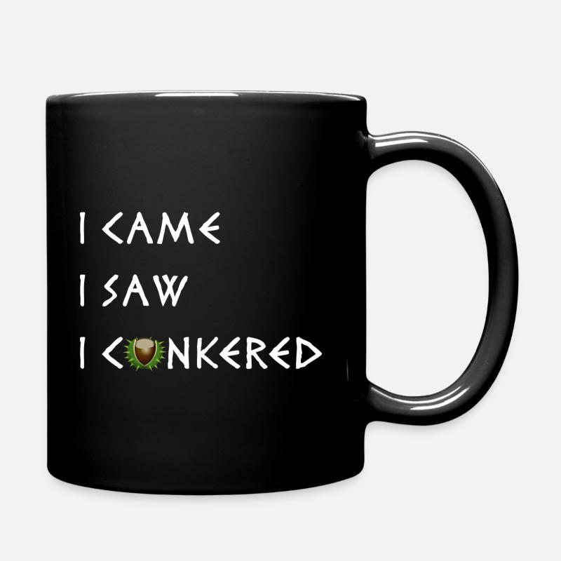Je suis venu, j’ai vu que j’ai conkered - Mug uni - noir