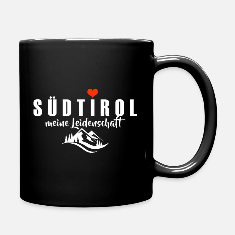 Südtirol Meine Leidenschaft Dolomiten Berge - Tasse einfarbig - Schwarz