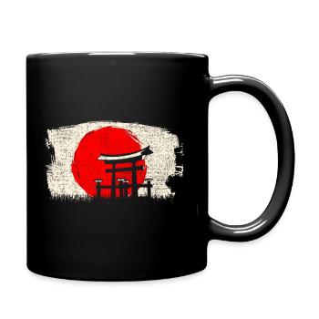 Architecture japonaise - Mug uni - noir - Droite