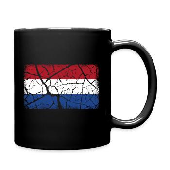 Pays-Bas - Mug uni - noir - Droite