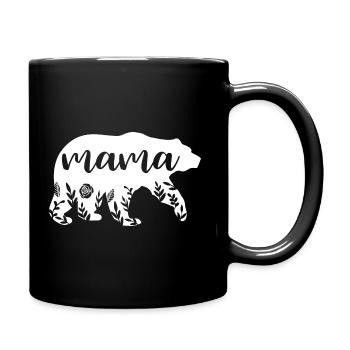 Mama Bear - Full Colour Mug - black - Right