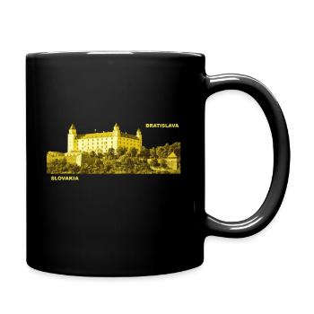 Slovakia Bratislava Slowakei Hauptstadt City Burg - Tasse einfarbig - Schwarz - Rechts