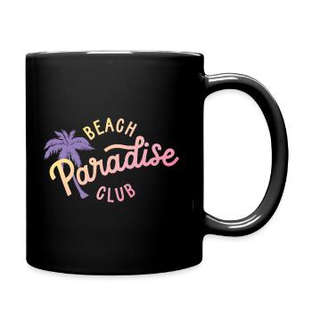 Paradise Beach Club Gradient - Full Colour Mug - black - Right