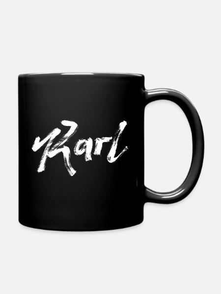 Karl - Tasse einfarbig - Schwarz