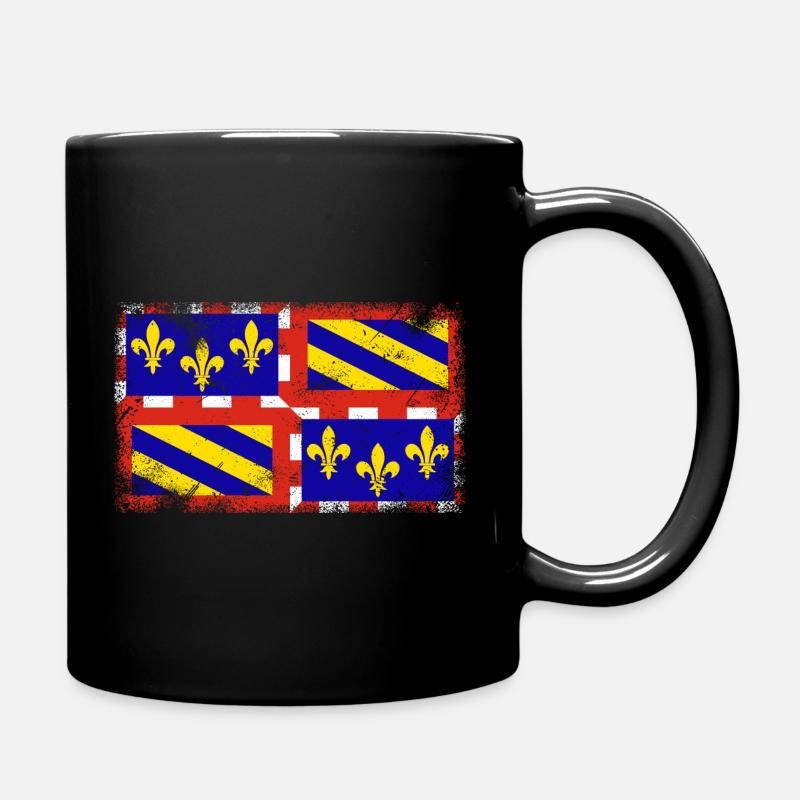 Bourgogne - Mug uni - noir