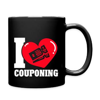 Coupon Shopper Discount Couponer Vente à prix réduit - Mug uni - noir - Droite