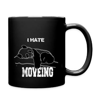 Je déteste le design drôle de mouvement - Mug uni - noir - Droite