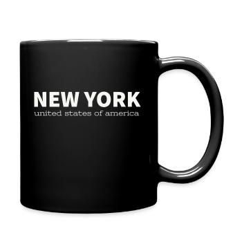 NEW YORK - Tasse einfarbig - Schwarz - Rechts