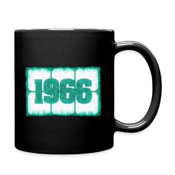 Geboren Jahrgang 1966 - Tasse einfarbig - Schwarz - Rechts