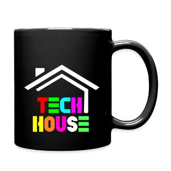 tech house - Full Colour Mug - black - Right