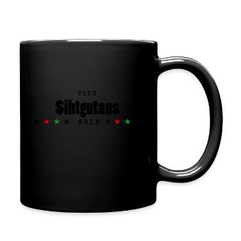 90er Club siht gut aus - Tasse einfarbig - Schwarz - Rechts