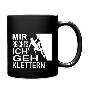 climbing - Tasse einfarbig - Schwarz - Rechts