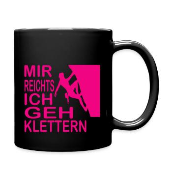 climbing - Tasse einfarbig - Schwarz - Rechts