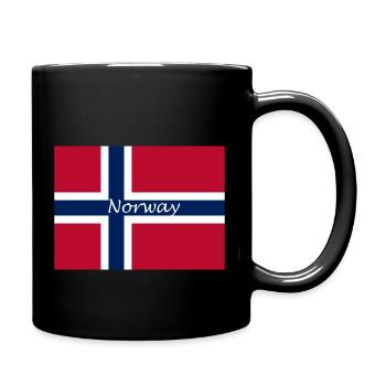 Norway - Tasse einfarbig - Schwarz - Rechts