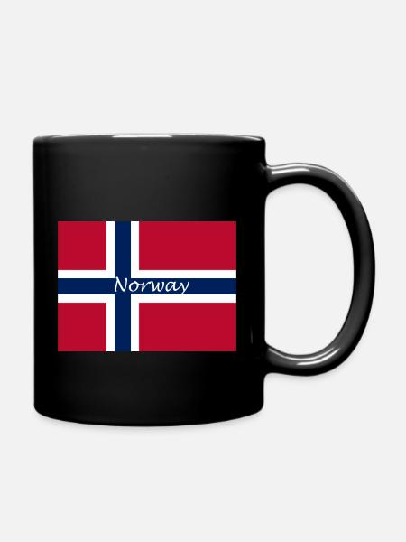 Norway - Tasse einfarbig - Schwarz