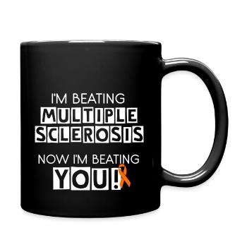 I'm Beating MS, Now I'm Beating You! - Full Colour Mug - black - Right