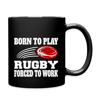 Rugby Player Rugby Team Rugby Gift Rugby Coach - Full Colour Mug - black - Right