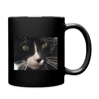 Stay Positive - Tasse einfarbig - Schwarz - Rechts