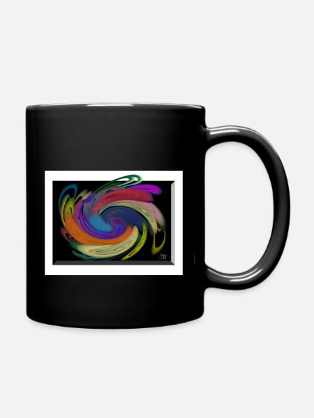 Vortex "Schauberger" - Full Colour Mug - black