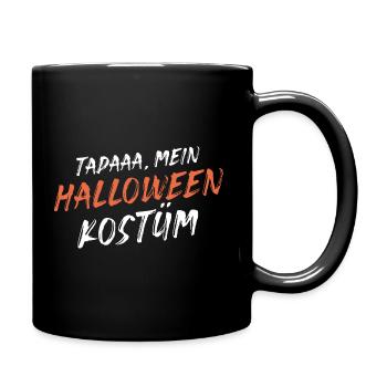 Mein Halloween Kostüm Halloween Party - Tasse einfarbig - Schwarz - Rechts