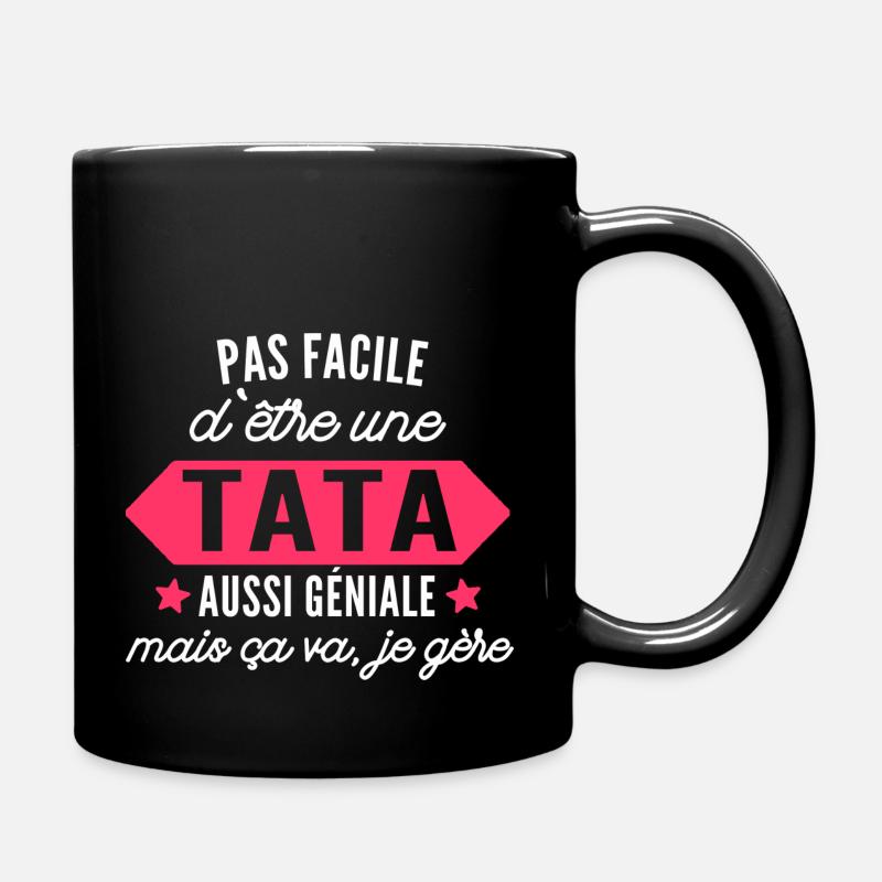 tata géniale - Mug uni - noir