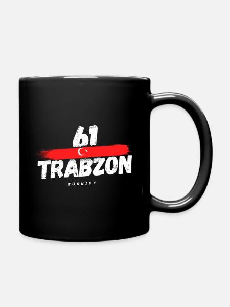 61 Trabzon Türkei Türkiye - Tasse einfarbig - Schwarz