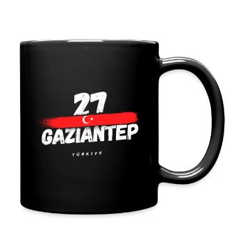 Gaziantep 27 Türkei Türkiye - Tasse einfarbig - Schwarz - Rechts