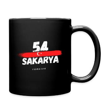 Sakarya 54 Türkei Türkiye - Tasse einfarbig - Schwarz - Rechts