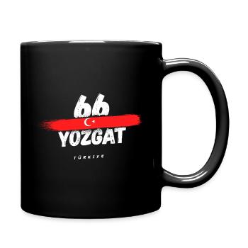 Yozgat 66 Türkei Türkiye - Tasse einfarbig - Schwarz - Rechts