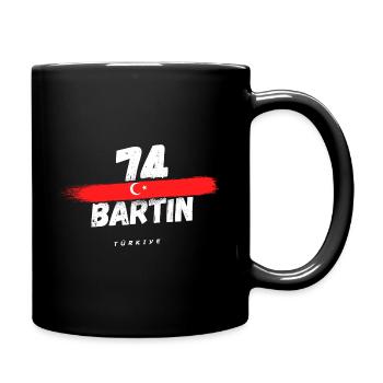 Bartin 74 Türkei Türkiye - Tasse einfarbig - Schwarz - Rechts