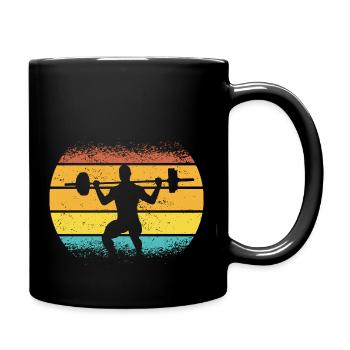 musculation rerto - Mug uni - noir - Droite
