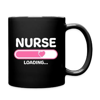 Barre de chargement infirmière - Mug uni - noir - Droite
