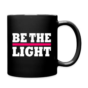 Be the light - Full Colour Mug - black - Right