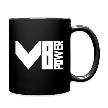 V8 power - Full Colour Mug - black - Right