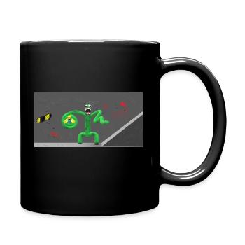 Green monster - Full Colour Mug - black - Right