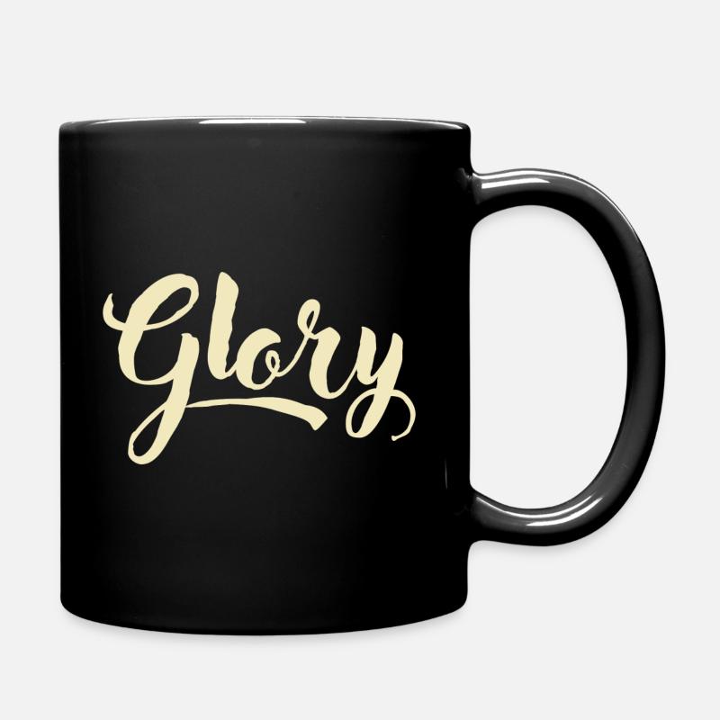 Glory 1 - Tasse einfarbig - Schwarz