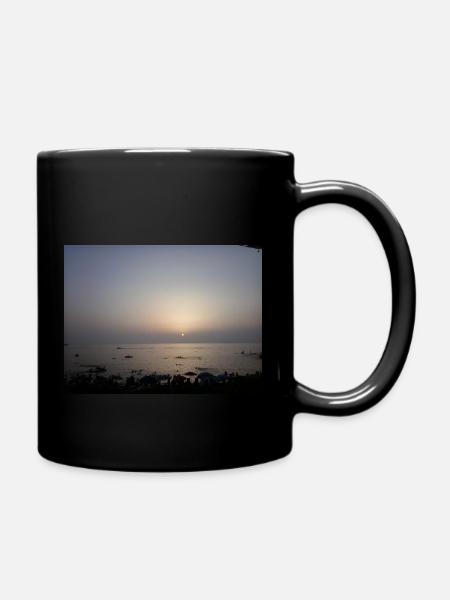 Coucher de soleil - Mug uni - noir