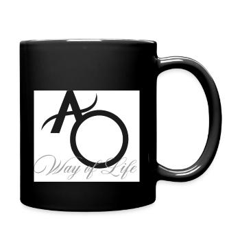 Vêtements AO - Mug uni - noir - Droite