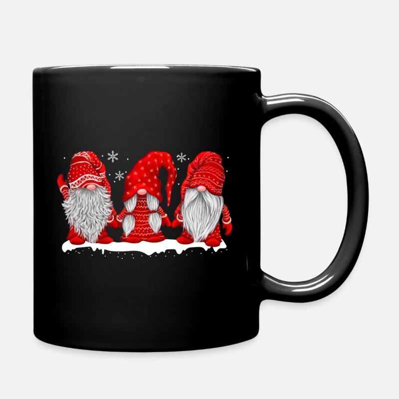 Der Wichtel Gnom - Tasse einfarbig - Schwarz