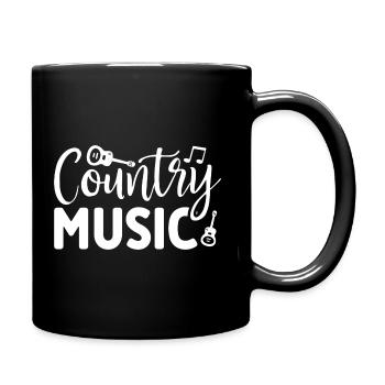 Country Music - Full Colour Mug - black - Right
