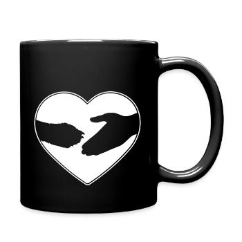 Hund Dog - Tasse einfarbig - Schwarz - Rechts