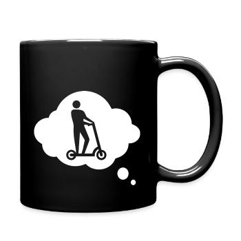 E-Scooter E-Roller Scooter - Mug uni - noir - Droite