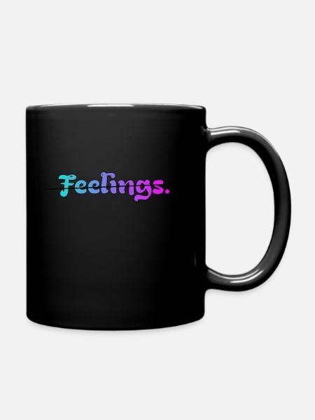 Cold Feelings - Tasse einfarbig - Schwarz