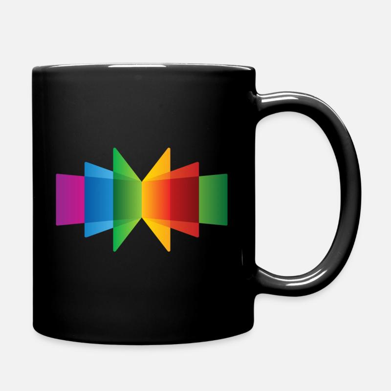 Figure abstracte Lumineuse - Mug uni - noir